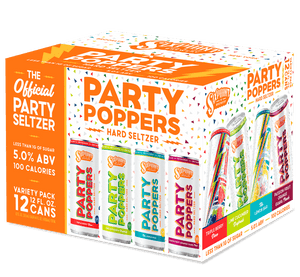 Party Poppers Hard Seltzer 12pk Variety Pack